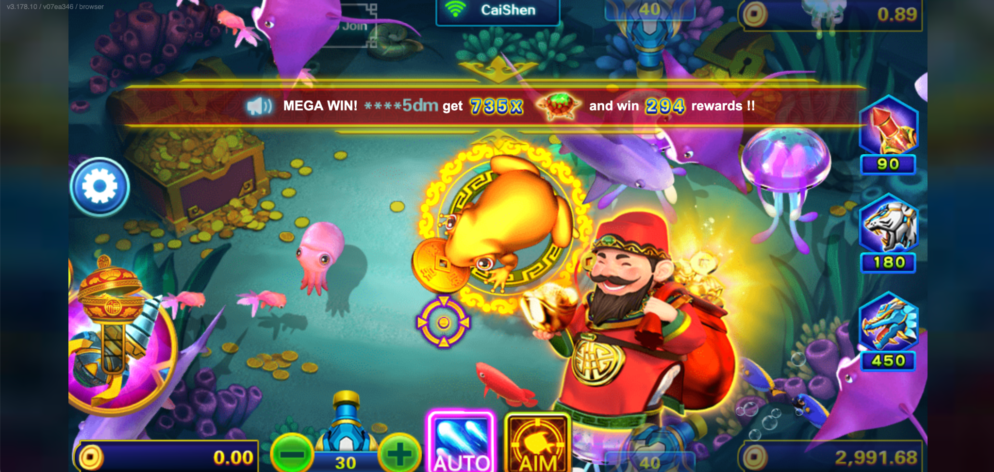 Hướng dẫn cách chơi bắn cá phát tài 3D AU88